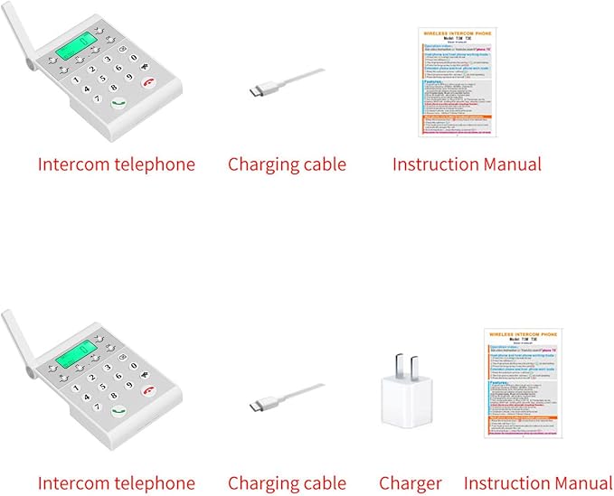 Eujgoov 1000m Distance Wireless Intercom Phone Hands Intercom System - Image 3