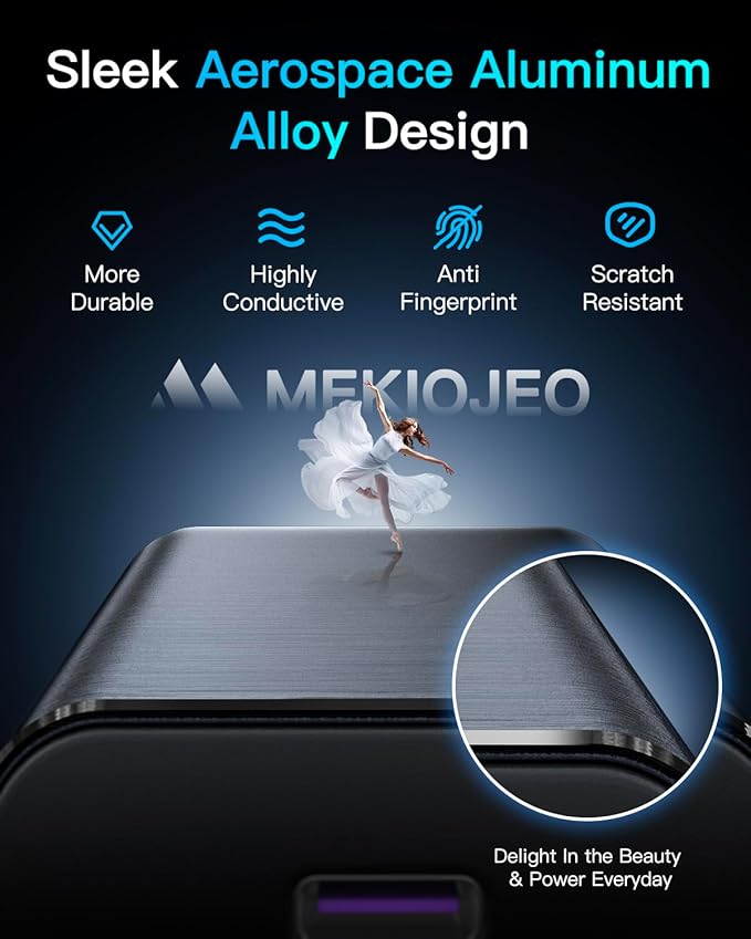 Aluminum Alloy 380W Charging Station Fast USB C Charger Block 12 Ports 65W - Image 2