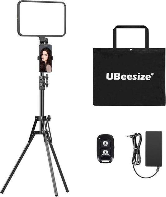 UBeesize LED Video Light Kit, Photography Lighting, Podcast Lighting by UBeesize