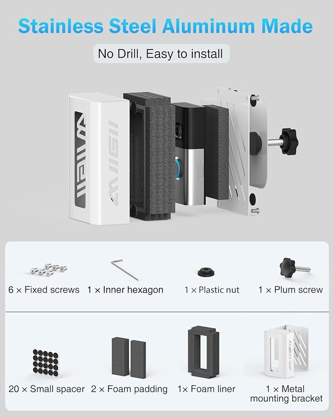 MIIGII Anti-Theft Doorbell Mount - Image 7