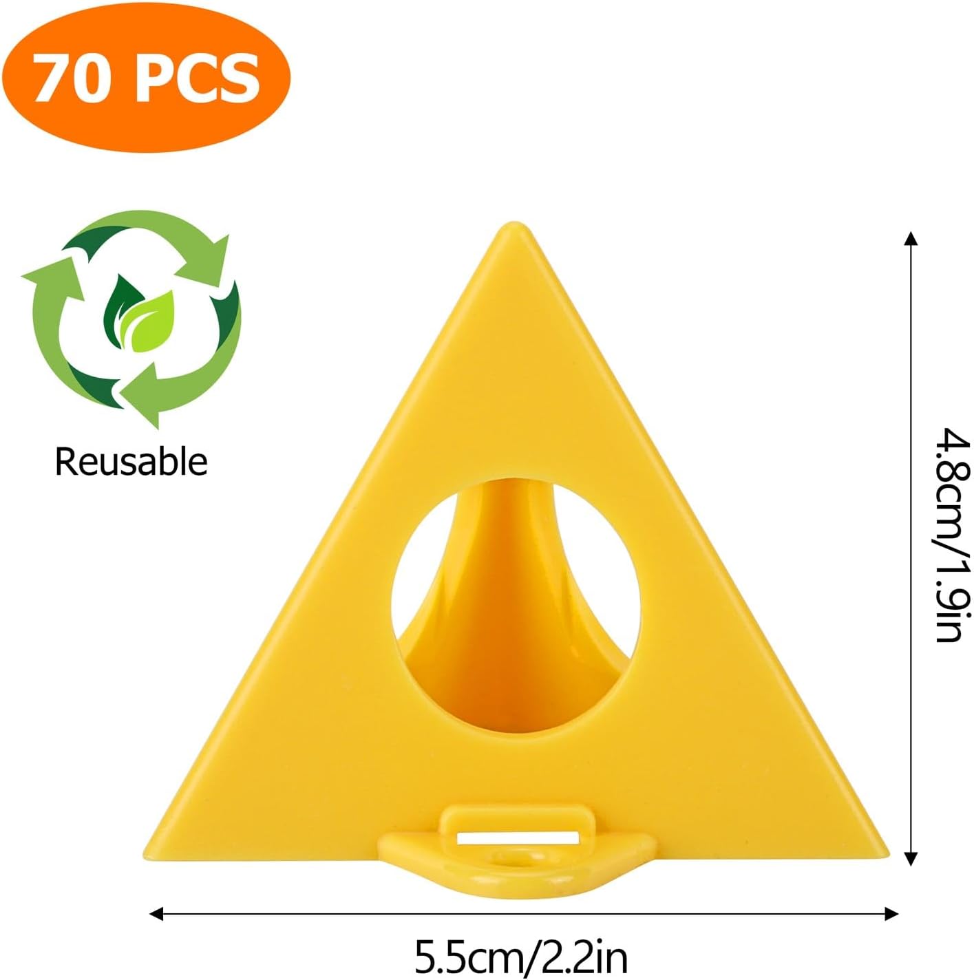 70Pcs Painters Painting Pyramid Stands, Cabinet Doors Risers, Mini Cones Tripods, Household Tools