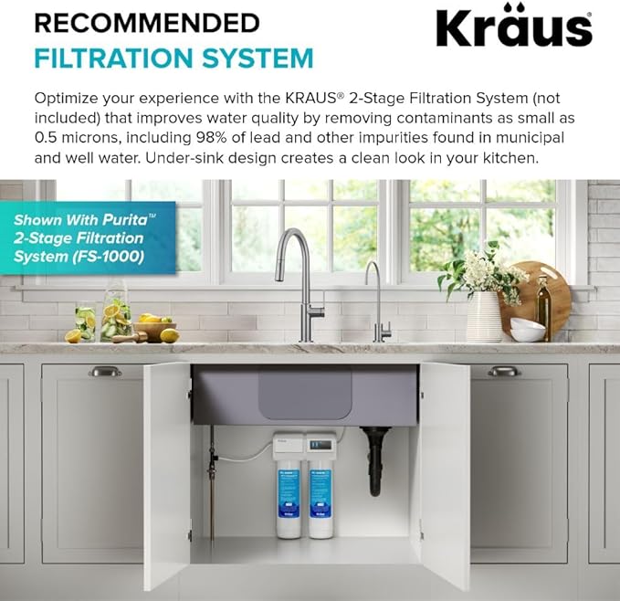 KRAUS® Purita™ Single Handle Drinking Water Filter Faucet - Image 6
