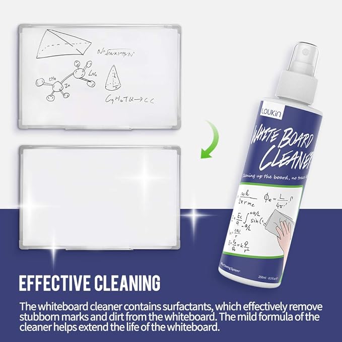 loukin Magnetic Dry Erase Eraser, Glass Board Remover, 3.4 fl oz Whiteboard - Image 8