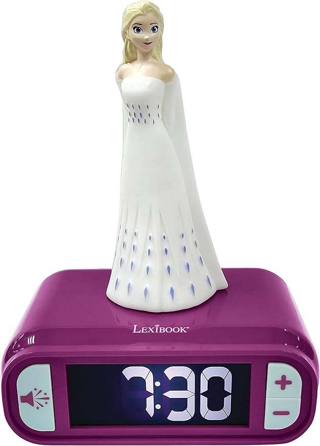 LEXiBOOK - Disney Frozen 2 Elsa Digital Alarm Clock by Lexibook