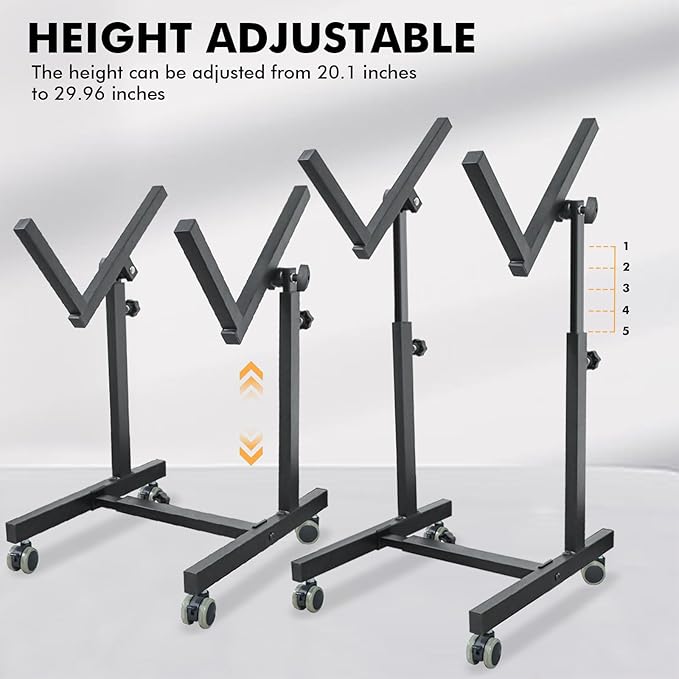 UPELLA Heavy Duty Amplifier Stand, Adjustable Amps Speaker Cabinet Stand Combo - Image 5