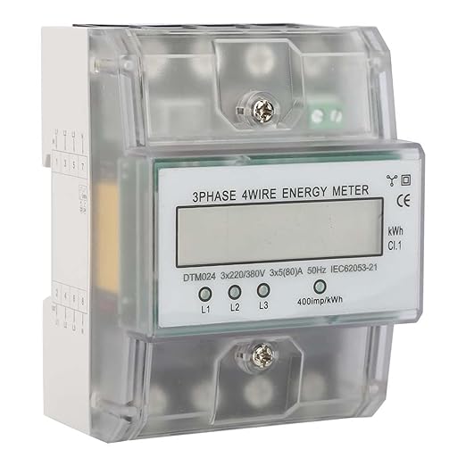 ANKROYU 220/380V 5-80A Power Meter, Energy Consumption Digital Electric Power - Image 6
