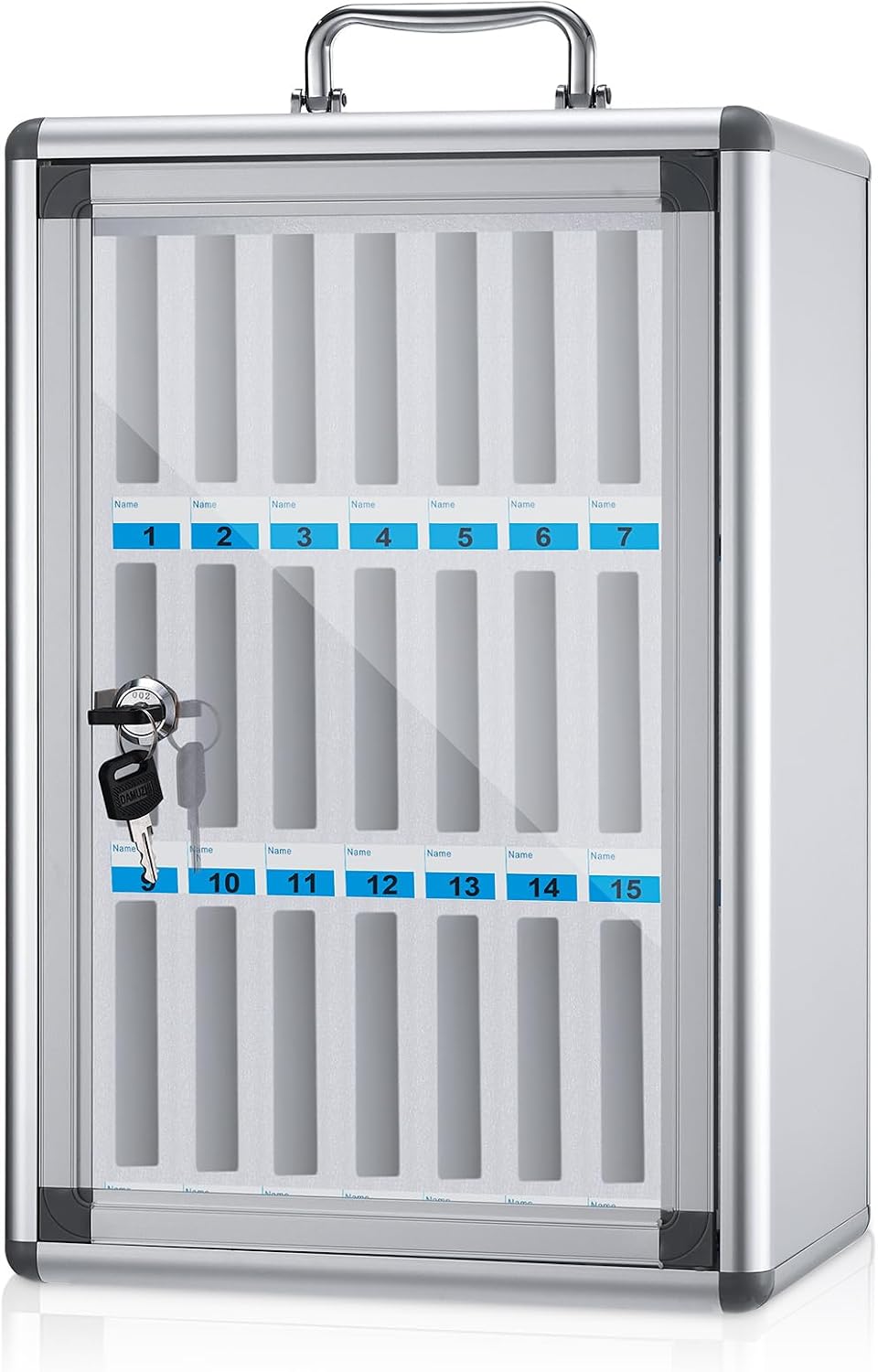amylove 24 slots aluminum alloy cell phone locker, main product view