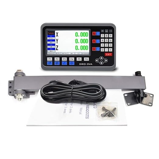 TOAUTO Digital Readout 2 Axis 3 Axis DRO Display Linear Scale 100~1000mm by TOAUTO
