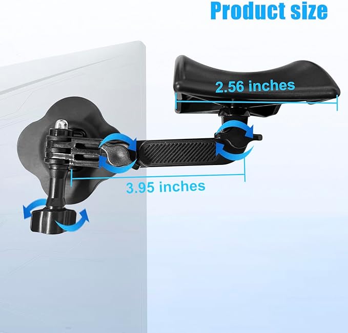 Khazylorr Monitor Stand for Headphones and Headsets, Adjustable Headphone - Image 3