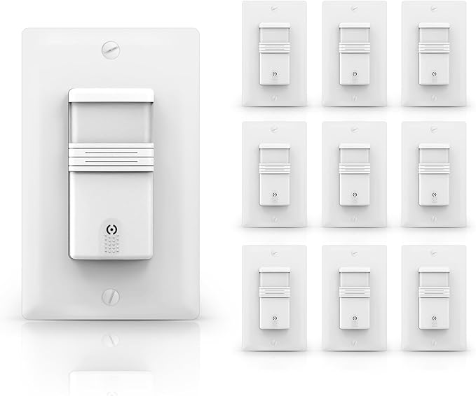 ECOELER Motion Sensor Light Switch, Occupancy & Vacancy Model Motion Activated by ECOELER