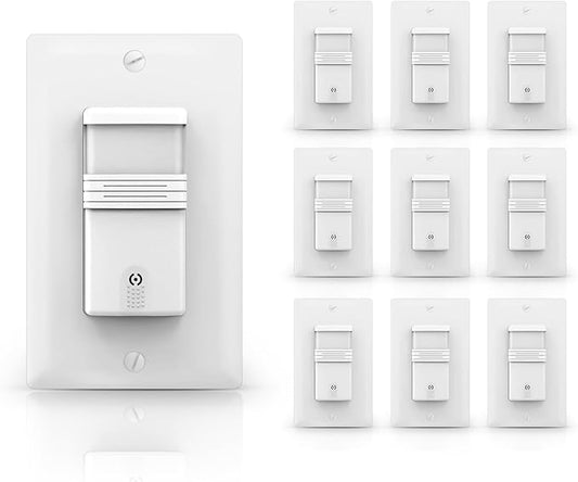 ECOELER Motion Sensor Light Switch, Occupancy & Vacancy Model Motion Activated by ECOELER