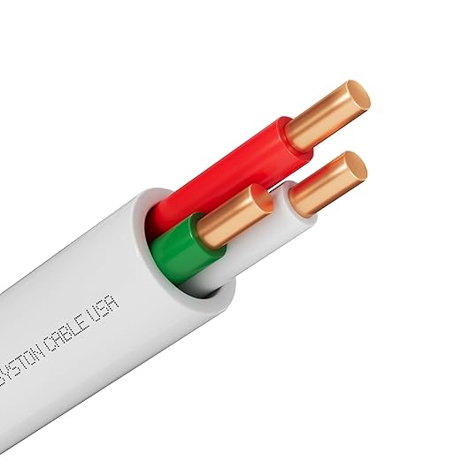 Syston 18/3 Thermostat Doorbell HVAC Heating Control Cable Wire, 18 AWG 3 by SystonCableTechnology
