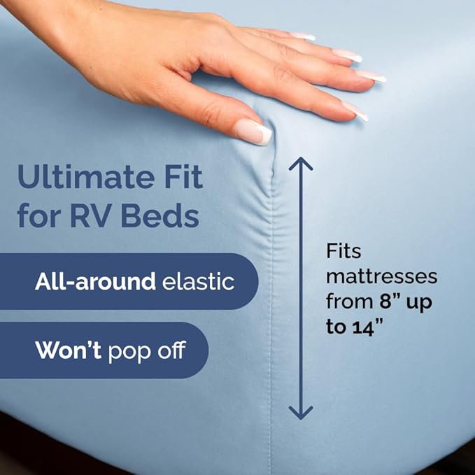 RV Short Queen Sheet Set 60 X 75 - Image 3