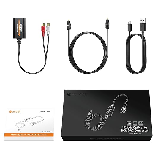 Neoteck Optical to RCA Cable DAC Converter - Image 8