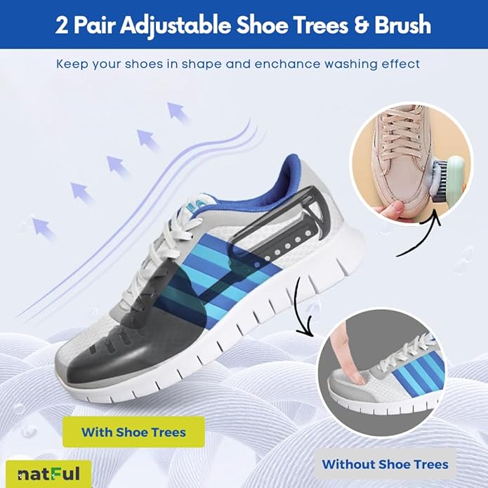 2-Pack Shoe Washing Machine Bag – Reusable Shoe Washing Bag - Image 7