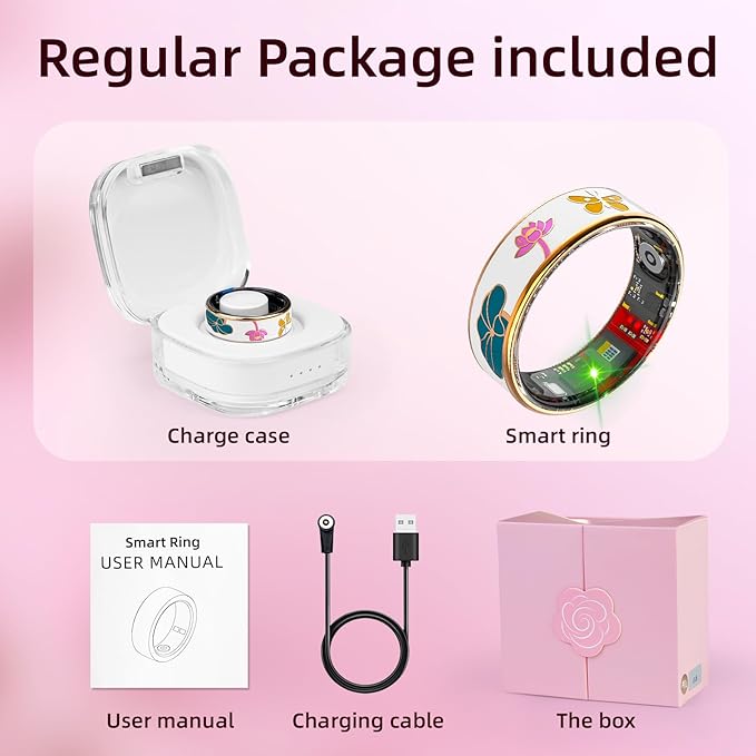 Smart Ring Health Tracker, Men & Women, Featuring a Heart Rate Monitor - Image 6