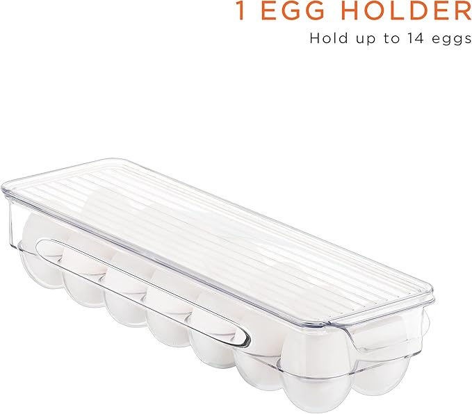 Sorbus Fridge Organizer Bins – Set of 8 Refrigerator Organizers and Storage - Image 3
