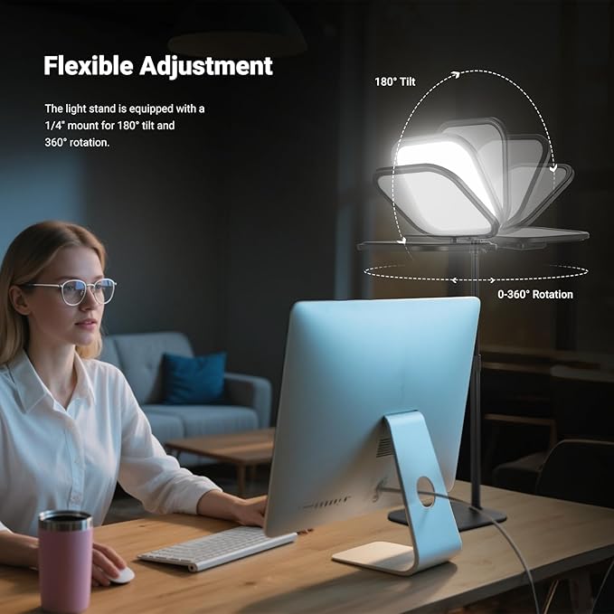 NEEWER Basics 10.8" Video Conference Lighting - Image 6