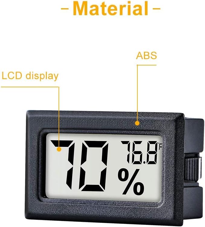 12 Pack Pgzsy Mini Small Digital Electronic Temperature Humidity Meters Gauge - Image 5