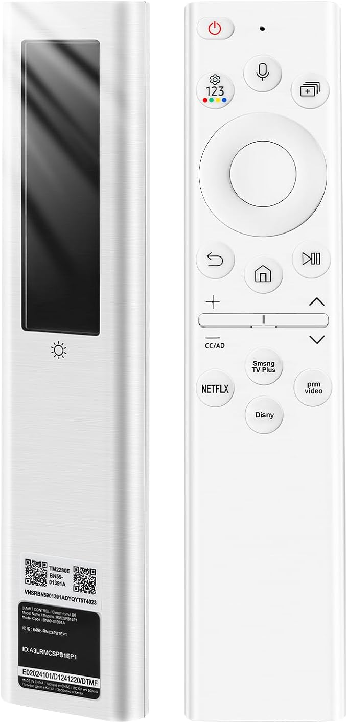 for Samsung tv Remote Solar Voice Replacement by KJDiSRPin