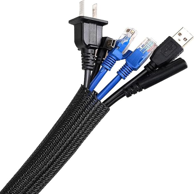 AGPTEK Cable Sleeve Cover, 10ft by AGPTEK