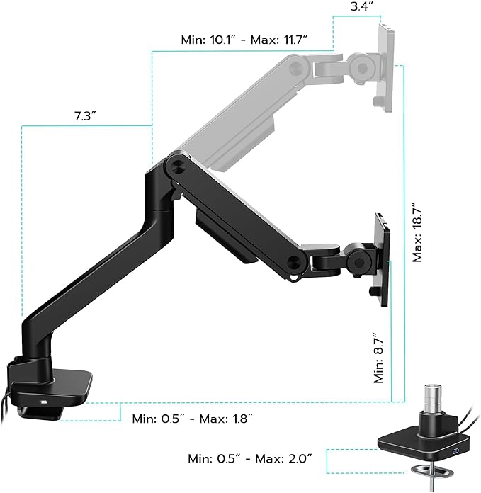 ARES WING Ultrawide Monitor Arm - Image 8