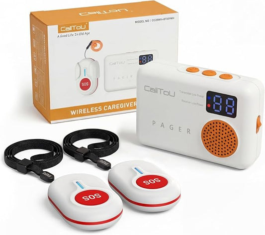 CallToU Caregiver Pager Wireless Call Button 500FT by CallToU