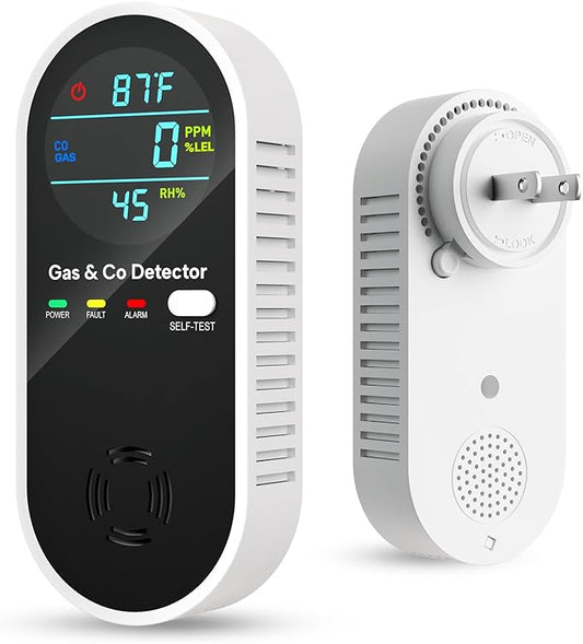 Vilfet Carbon Monoxide Detectors & Natural Gas Detector, 4-in-1 Carbon Monoxide by VilfeLLC