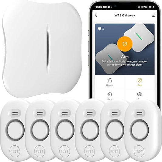 WiFi Water Leak Detector for Home by METAK