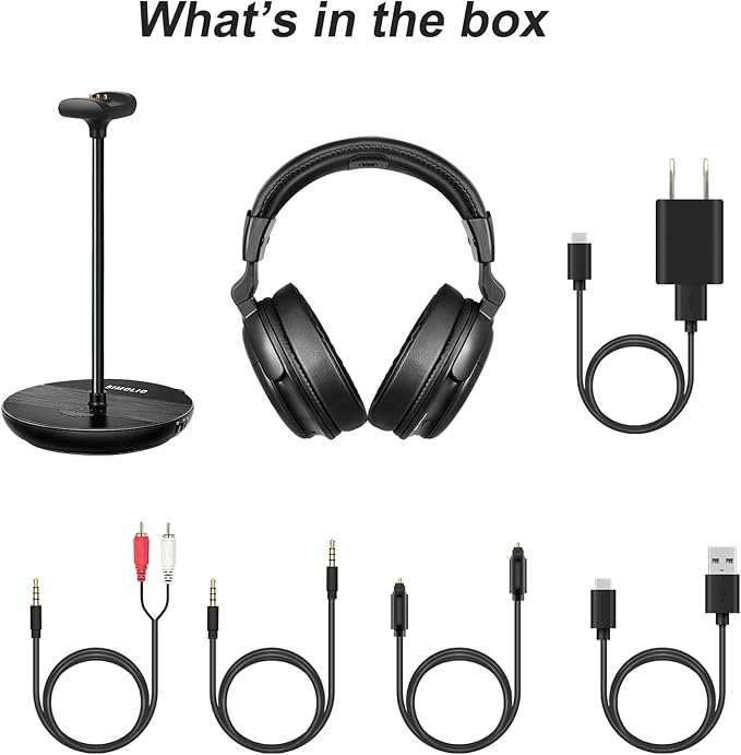 SIMOLIO Wireless Headphones for TV - Image 8
