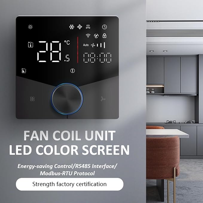 WiFi Central AC Thermostat Energy Saving Control Wall Mounted Programmable - Image 6