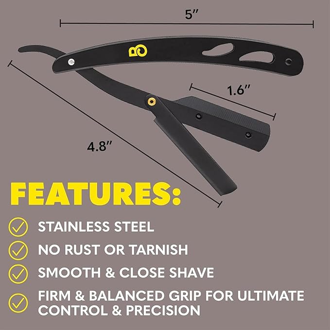 The Beard Club Straight Razor for Men - Image 8