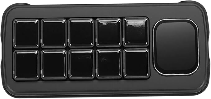VELATEMOR AI Voice Control Panel, 10 LCD Mechanical Buttons 2.01 Inch Auxiliary by VELATEMOR