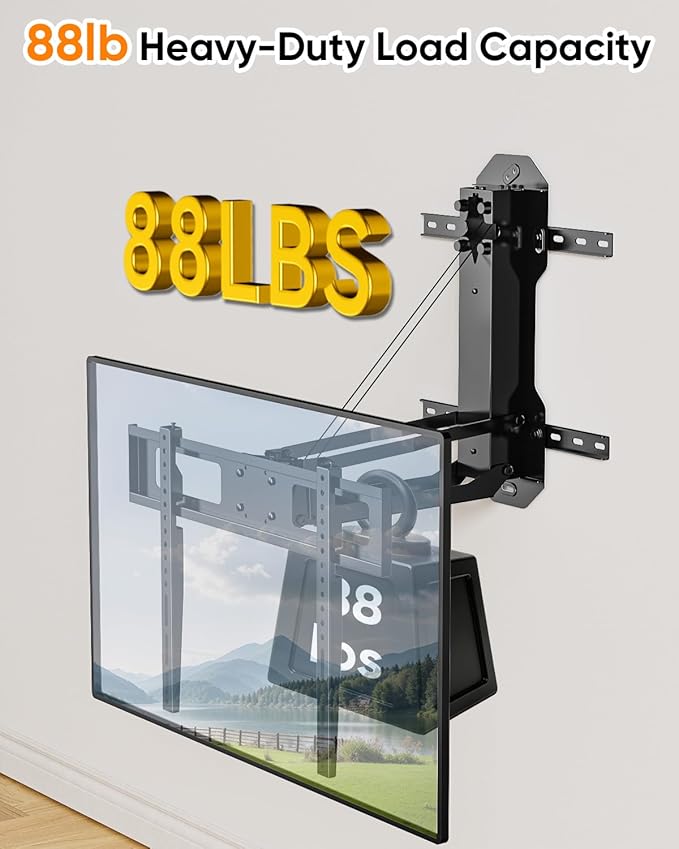 FORGING MOUNT Motorized Fireplace Pull Down TV Mount - Image 8