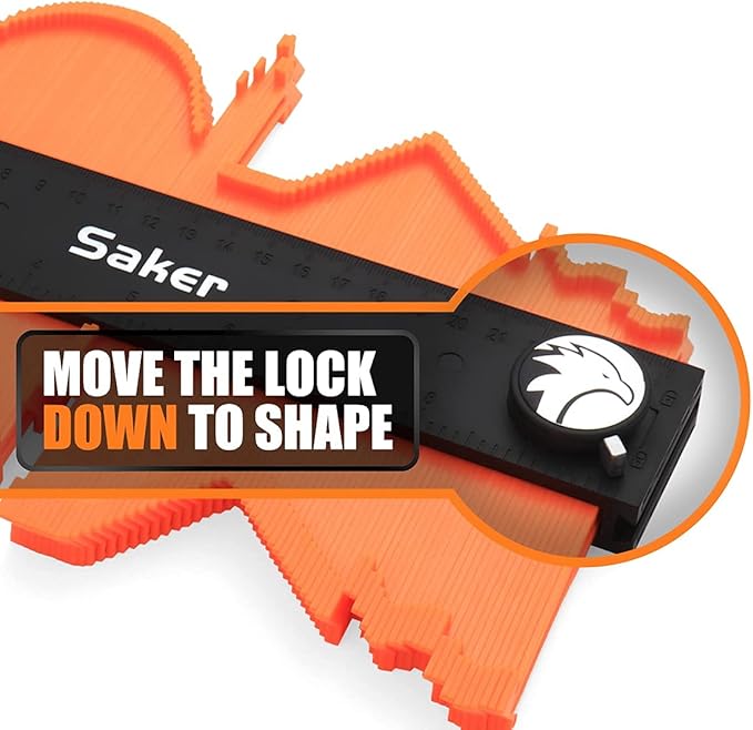 Saker Contour Gauge Profile Tool-Unlimited Connection Precisely Copy Irregular - Image 3