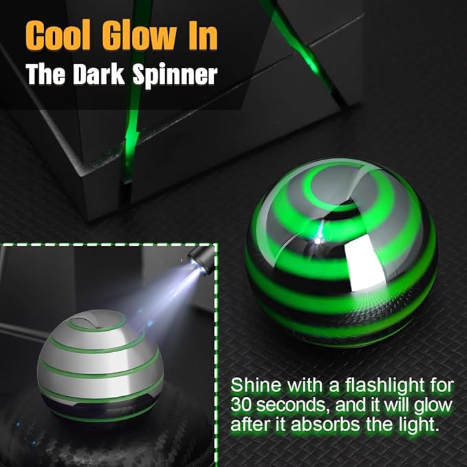 Kinetic Spinning Desk Toy Glow in The Dark - Image 4