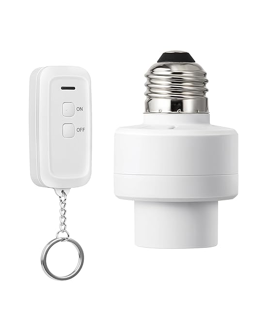 DEWENWILS Remote Control Light Socket, Wireless Remote Control Lamp Bulb Socket by DEWENWILS