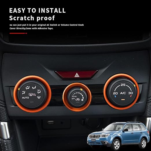 Auovo AC Climate Control Knob Outer Ring Covers - Image 5