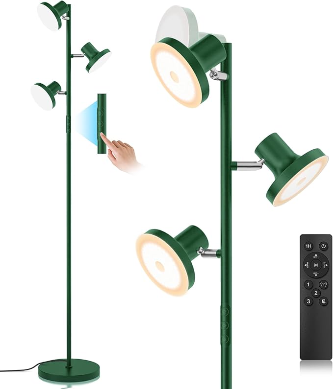 SIBRILLE 36W LED Tree Floor Lamp, Modern Dimmable Standing Lamp by SIBRILLE