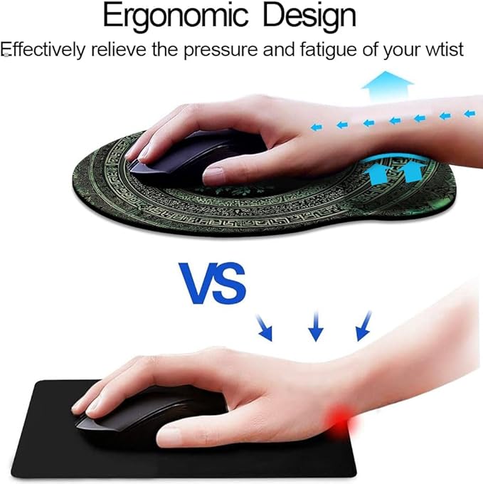 Ergonomic Mouse Pad with Wrist Support, Mouse Pad with Wrist Rest, Relieve - Image 2