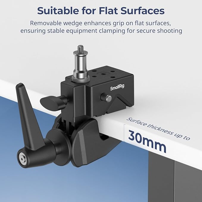 SmallRig Super Clamp Kit 2-Pack, Heavy Duty Max Load 33lb /15kg, - Image 3