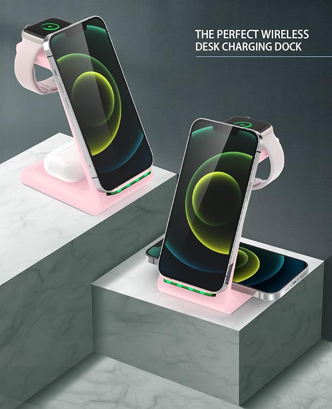3 in 1 Wireless Charging Station, 2026 Upgraded Fast Desk Charger Station - Image 7