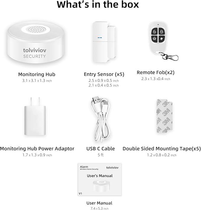 WiFi Door Alarm System, Wireless DIY Smart Home Security System, - Image 7