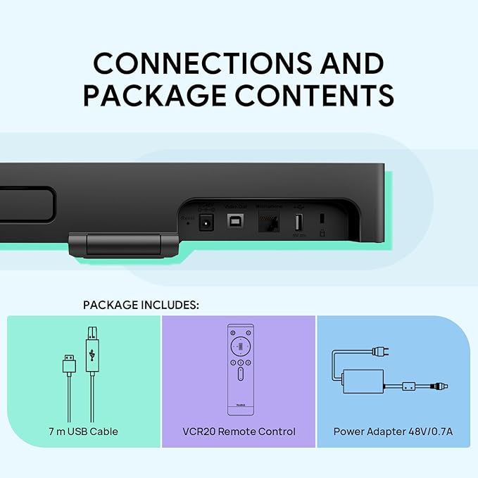 Yealink UVC34 4K Conference Room Camera System 10 Microphone 8 MP All-in-One - Image 5