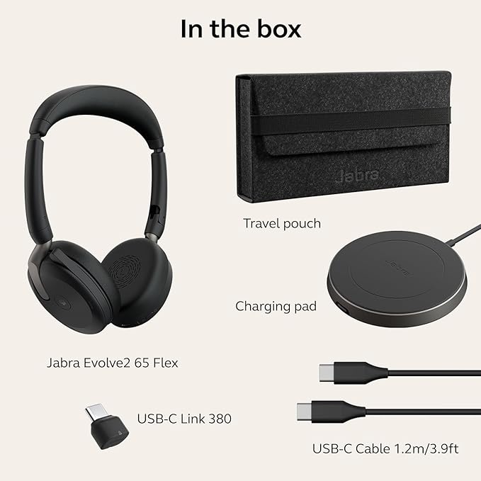 Jabra Evolve2 65 Flex Stereo Headset - Image 8