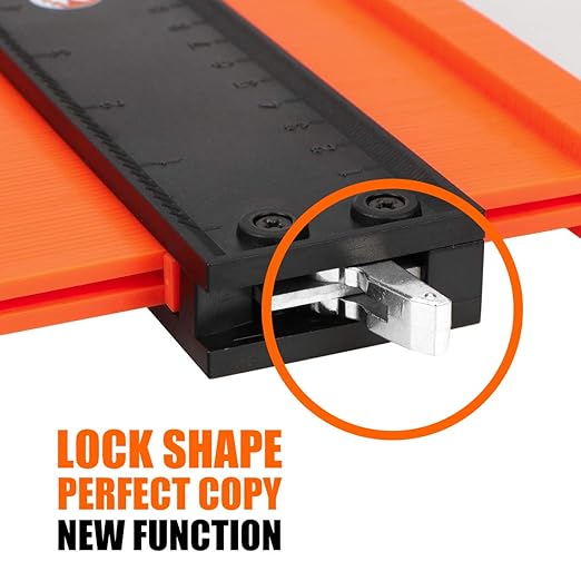 Saker Contour Gauge Duplication-Adjustable Lock-Precisely Copy Irregular - Image 2