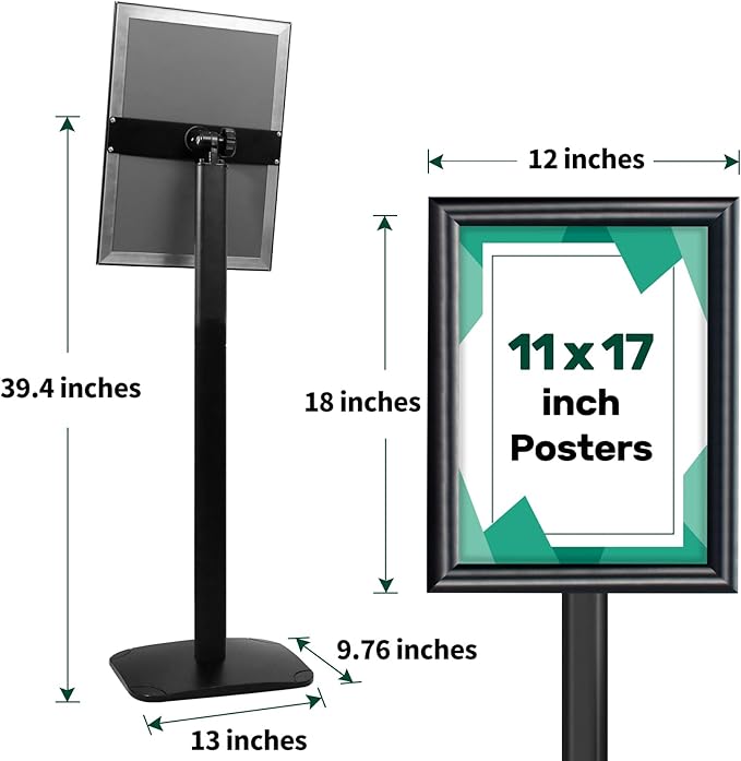 Mutualsign 3Pcs Heavy Duty Pedestal Sign Holder - Image 7