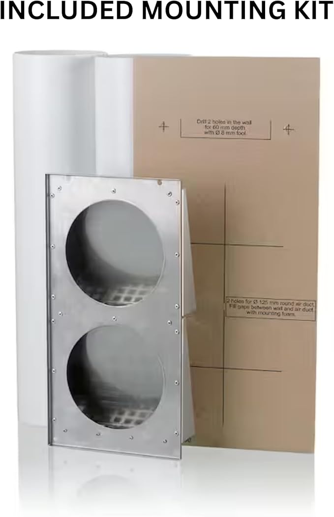 VENTS-US Micra 60 Kit – Ductless Wall Mount HRV Ventilation Fan - Image 6