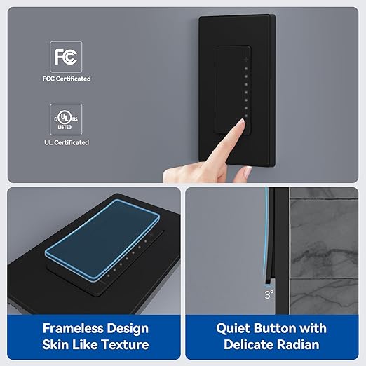 ELEGRP Dimmer Switch, Digital Dimmer Light Switch - Image 2