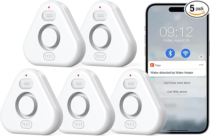 Water Detector Sensor, Water Leak Detectors by MOXIV